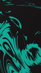 Preview wallpaper paint, stains, abstraction, green, black