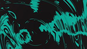Preview wallpaper paint, stains, abstraction, green, black