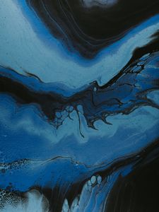 Preview wallpaper paint, stains, abstraction, liquid, blue
