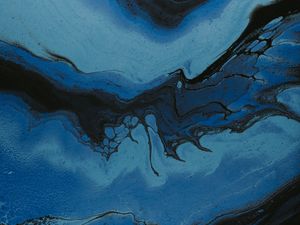 Preview wallpaper paint, stains, abstraction, liquid, blue