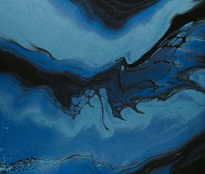 Preview wallpaper paint, stains, abstraction, liquid, blue