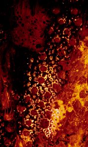 Preview wallpaper paint, stains, abstraction, glow, brown