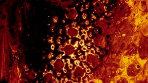 Preview wallpaper paint, stains, abstraction, glow, brown