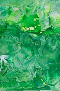 Preview wallpaper paint, stains, abstraction, mixing, green