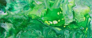 Preview wallpaper paint, stains, abstraction, mixing, green