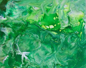 Preview wallpaper paint, stains, abstraction, mixing, green