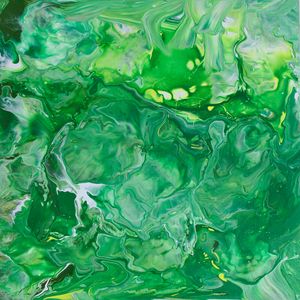 Preview wallpaper paint, stains, abstraction, mixing, green