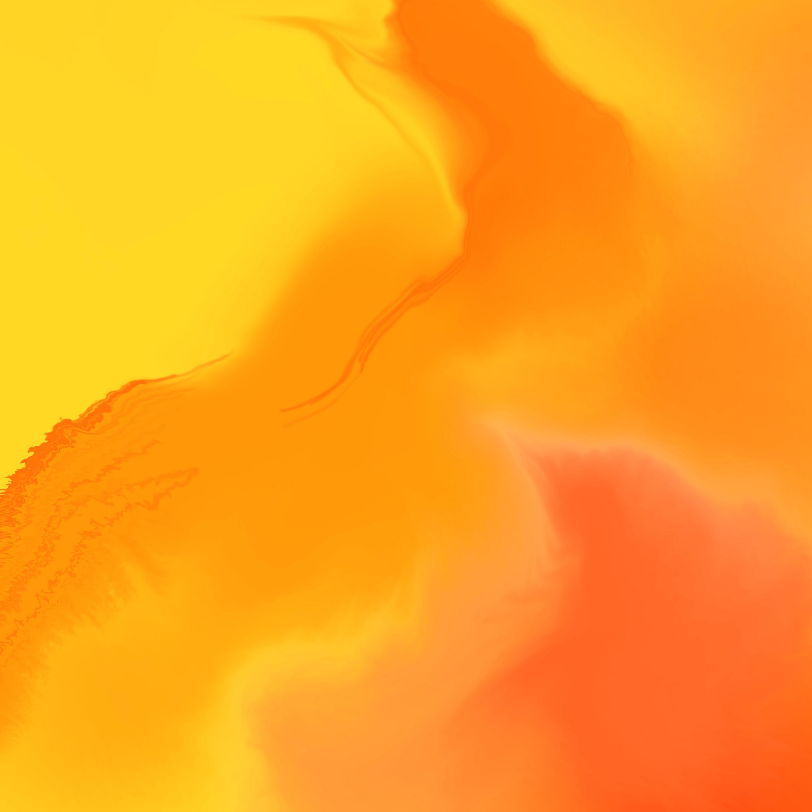 Download Wallpaper 2780x2780 Paint Yellow Orange Wavy Ipad Air Ipad Air 2 Ipad 3 Ipad 4 Ipad Mini 2 Ipad Mini 3 Ipad Mini 4 Ipad Pro 9 7 For Parallax Hd Background