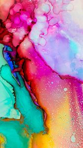 Preview wallpaper paint, stains, bright, multicolored, abstract