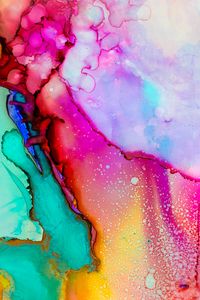 Preview wallpaper paint, stains, bright, multicolored, abstract