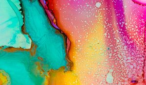 Preview wallpaper paint, stains, bright, multicolored, abstract