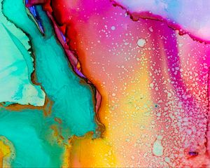 Preview wallpaper paint, stains, bright, multicolored, abstract