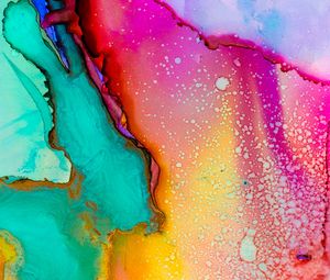 Preview wallpaper paint, stains, bright, multicolored, abstract