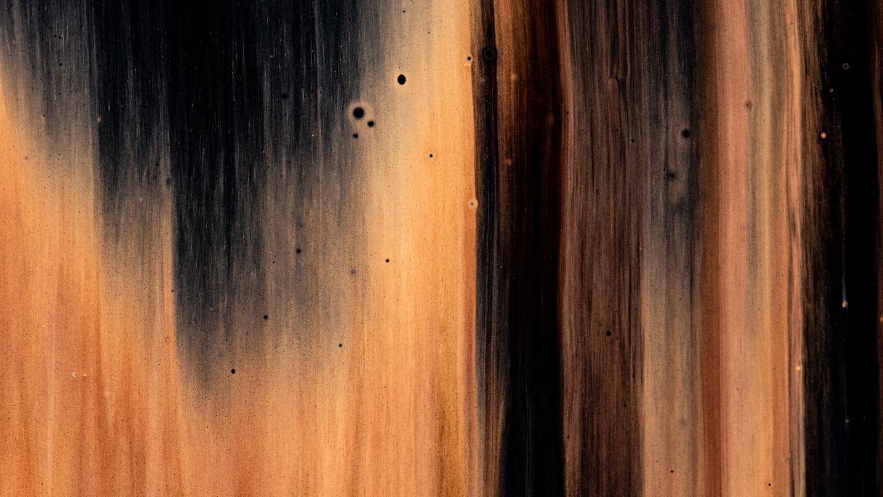 Wallpaper paint, stains, brown, abstraction
