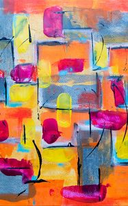Preview wallpaper paint, stains, brushstrokes, colorful, abstraction