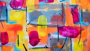 Preview wallpaper paint, stains, brushstrokes, colorful, abstraction
