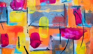 Preview wallpaper paint, stains, brushstrokes, colorful, abstraction