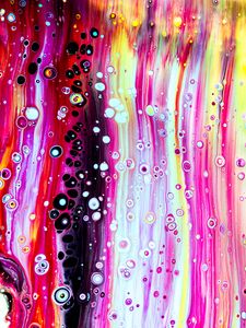 Preview wallpaper paint, stains, bubbles, liquid, colorful