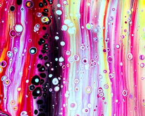 Preview wallpaper paint, stains, bubbles, liquid, colorful