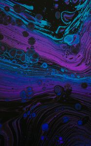 Preview wallpaper paint, stains, bubbles, liquid, abstraction