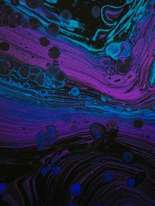 Preview wallpaper paint, stains, bubbles, liquid, abstraction