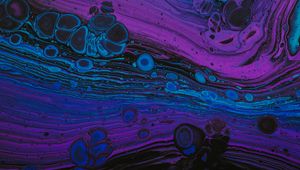 Preview wallpaper paint, stains, bubbles, liquid, abstraction