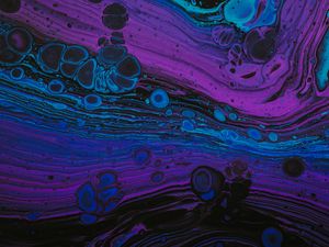 Preview wallpaper paint, stains, bubbles, liquid, abstraction