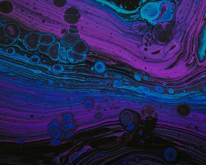 Preview wallpaper paint, stains, bubbles, liquid, abstraction