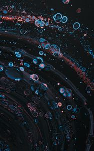 Preview wallpaper paint, stains, bubbles, liquid