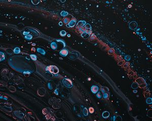 Preview wallpaper paint, stains, bubbles, liquid