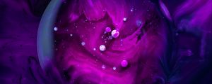 Preview wallpaper paint, stains, bubbles, macro, abstraction, purple