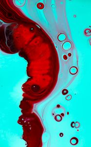 Preview wallpaper paint, stains, bubbles, liquid, macro, abstraction