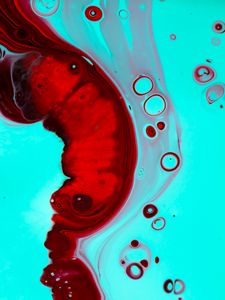 Preview wallpaper paint, stains, bubbles, liquid, macro, abstraction