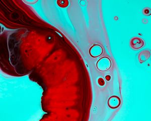 Preview wallpaper paint, stains, bubbles, liquid, macro, abstraction