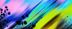 Preview wallpaper paint, stains, bubbles, abstraction, colorful