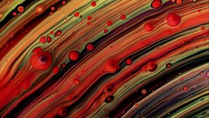 Preview wallpaper paint, stains, bubbles, mixing, colorful