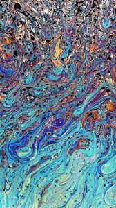 Preview wallpaper paint, stains, bubbles, colorful, abstraction