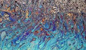 Preview wallpaper paint, stains, bubbles, colorful, abstraction