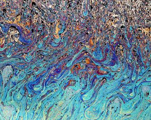 Preview wallpaper paint, stains, bubbles, colorful, abstraction
