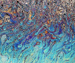 Preview wallpaper paint, stains, bubbles, colorful, abstraction