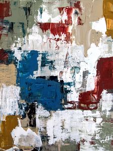Preview wallpaper paint, stains, canvas, multi-colored