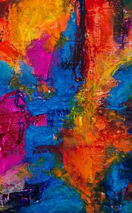 Preview wallpaper paint, stains, canvas, texture, surface, colorful