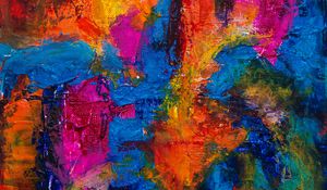 Preview wallpaper paint, stains, canvas, texture, surface, colorful