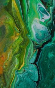 Preview wallpaper paint, stains, canvas, abstraction, green, shades