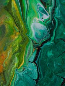 Preview wallpaper paint, stains, canvas, abstraction, green, shades