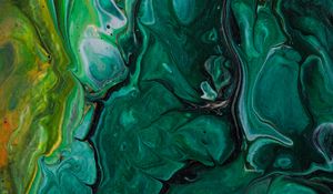 Preview wallpaper paint, stains, canvas, abstraction, green, shades