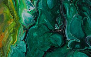 Preview wallpaper paint, stains, canvas, abstraction, green, shades