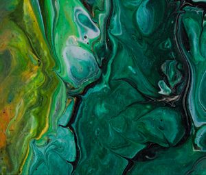 Preview wallpaper paint, stains, canvas, abstraction, green, shades