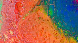 Preview wallpaper paint, stains, canvas, colorful, abstraction