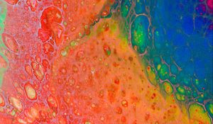 Preview wallpaper paint, stains, canvas, colorful, abstraction
